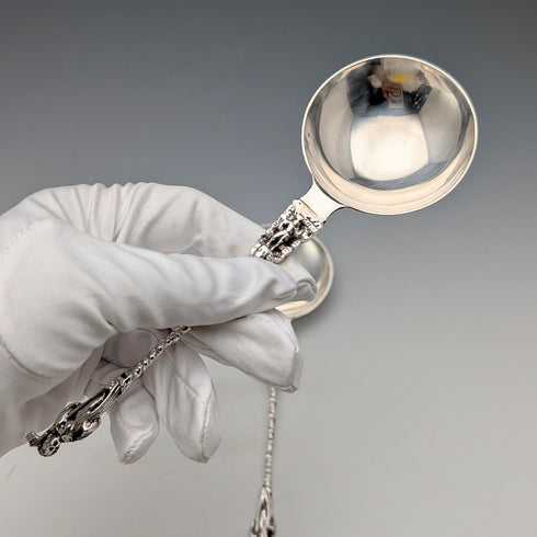 1902年 英国アンティーク 純銀製 スプーン ペア 110g John Millward Banks